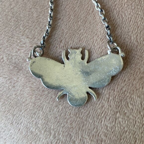 Vintage Southwestern sterling silver bee necklace - Picture 4 of 6